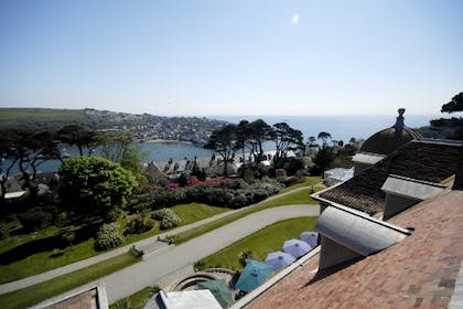 View From Fowey Hall Hotel Cornwall